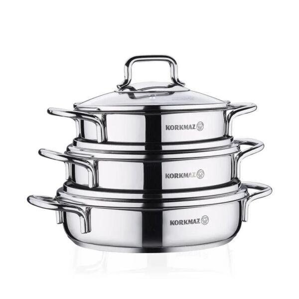 KORKMAZ A1675 PERLA 6 PARÇA OMLET SET