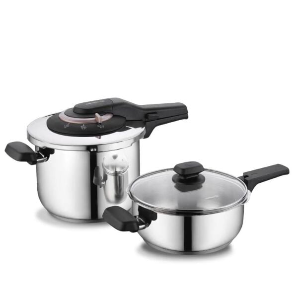 KORKMAZ A168 VİTA PLUS QUATRO 4 PARÇA DÜDÜKLÜ TENCERE 6+3 LİTRE