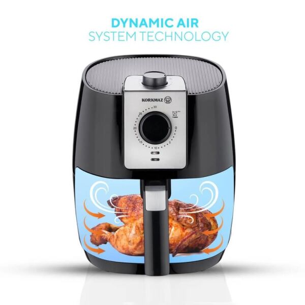 KORKMAZ A887 AIR FIX AİRFRYER 5 LİTRE 1500W