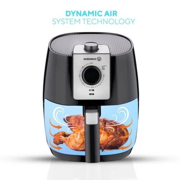 KORKMAZ A887 AIR FIX AİRFRYER 5 LİTRE 1500W