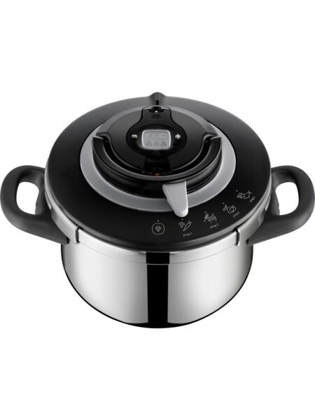 TEFAL DÜDÜKLÜ TENCERE CLIPSO+CHEF SİYAH 4,5 LİTRE