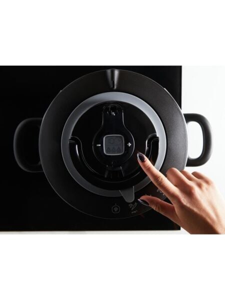 TEFAL DÜDÜKLÜ TENCERE CLIPSO+CHEF SİYAH 4,5 LİTRE
