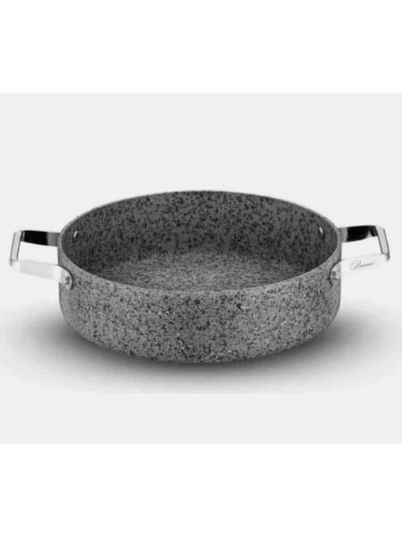 BRİONİ STONE AGE ÇİZİLMEZ YANMAZ YAPIŞMAZ İNDÜKSİYONLU 34 CM BASIK TENCERE